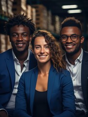 Fototapeta premium portrait of a group of people