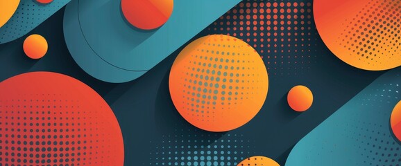 Abstract Designs With A Minimalist Approach, Cartoon Style, Background