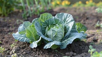 Naklejka premium Cabbage plant