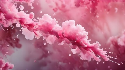 pink watercolor stain
