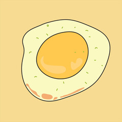 illustration of fried eggs