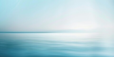 Obraz premium Clear sky and calm ocean. Nature photography.