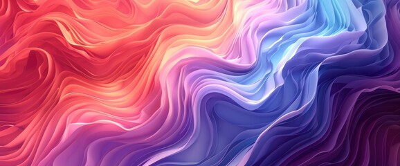 Abstract Patterns Of Energy Flow With Soft Gradients, Cartoon Style, Background