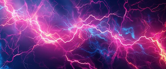 Abstract Plasma Energy Patterns, Cartoon Style, Background