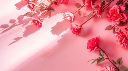Elegant Pink Flowers in Soft Light