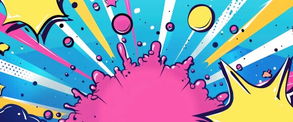 Dynamic Kinetic Energy, Cartoon Style, Background