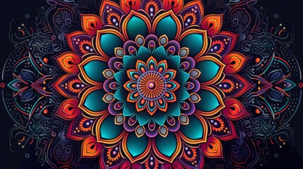 Meditative Mandalas: Create intricate meditative mandalas with detailed patterns and soothing colors,