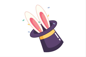 April Fools Flat Sticker Design