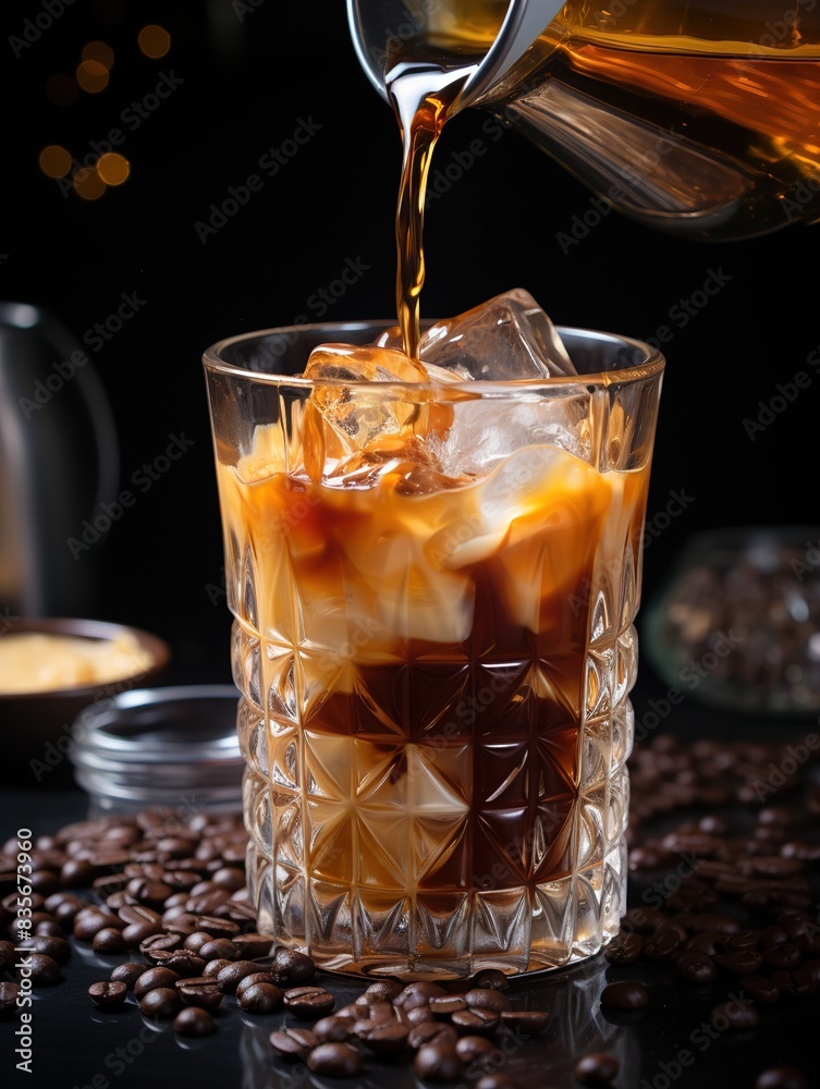 Canvas Prints glass of cola with ice