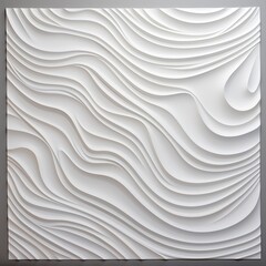 3D Decorative wall panels ABS Plastic molds for Plaster Gypsum alabaster WAVE