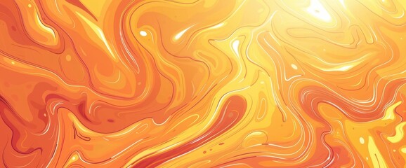 Fluid Energy Harmonics, Cartoon Style, Background