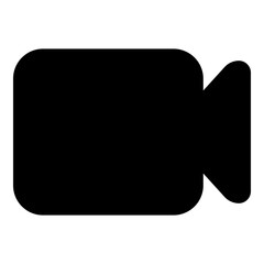 Video Camera Icon for Filming and Media Production