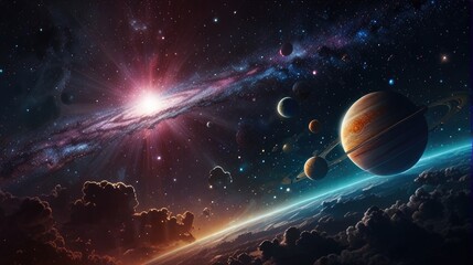 A universe with realistically dazzling and fascinating planets