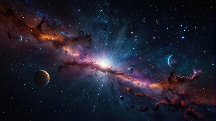 A universe with realistically dazzling and fascinating planets