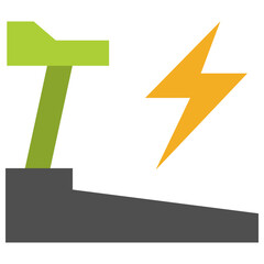 treadmill flat icon