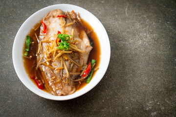 Steamed Fish with Soy Sauce
