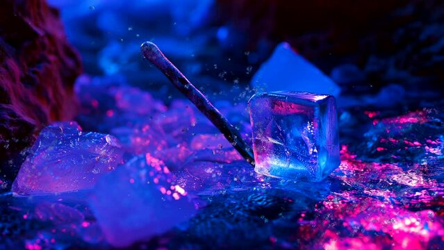 Frozen Might: Channeling the Power of Ice with the Pickaxe