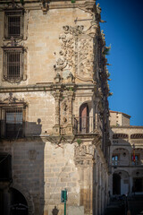 Fototapeta premium Pintoresco paisaje de la ciudad desde el castillo de trujillo españa. España.