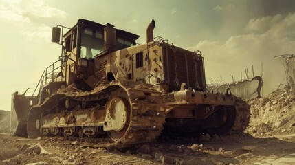 bulldozer AI generated