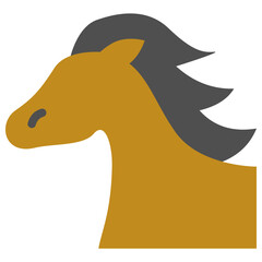 horse flat icon