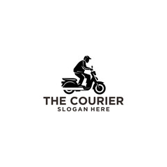 The courier logo vector illustration