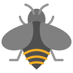 bee flat icon