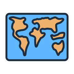 Continent Icon