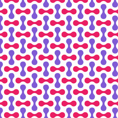 A modern and abstract pattern featuring interconnected double bubble shapes in an eye-catching arrangement. Ideal for adding a touch of contemporary style to your designs.