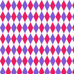 An elegant diamond harlequin pattern with contrasting colors, perfect for adding a touch of sophistication and classic style to your designs.