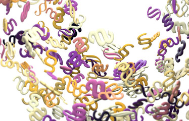 Symbol of Law and Justice - Paragraph / 3d section sign