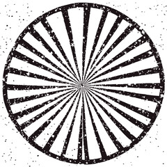 Black and White Ribbon Vector in vintage style