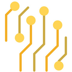 circuit flat icon