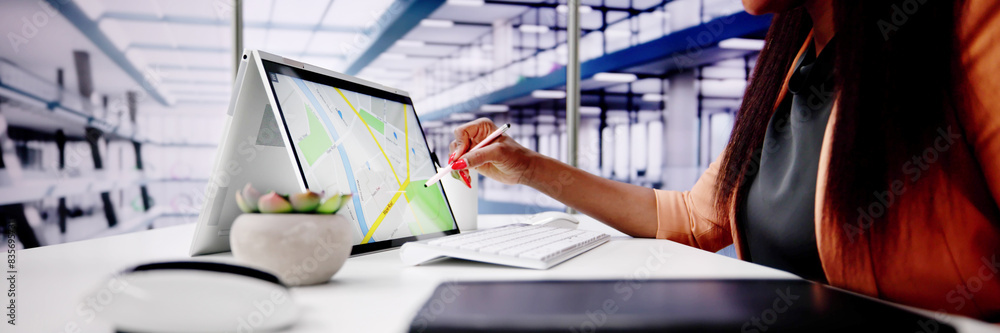 Poster gps location map search online