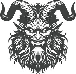 Obraz premium Satan Devil Diablo Beelzebub Dark Art Tattoo