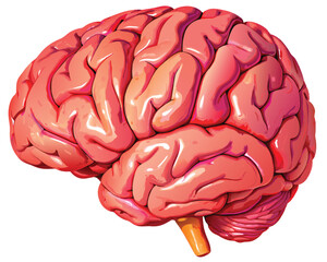 A comprehensive visual representation of the human brain, highlighting its complex structure.