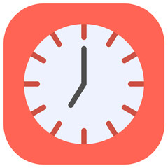 seven hours flat icon