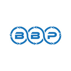 BBP logo. B B P design. White BBP letter. BBP, B B P letter logo design. B B P letter logo design in FIVE, FOUR, THREE, style. letter logo set in one artboard. B B P letter logo vector design.