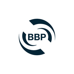 BBP logo. B B P design. White BBP letter. BBP, B B P letter logo design. B B P letter logo design in FIVE, FOUR, THREE, style. letter logo set in one artboard. B B P letter logo vector design.