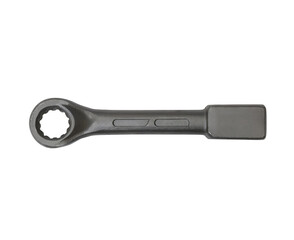 heavy duty industrial quality spanner isolated 