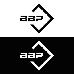 BBP logo. B B P design. White BBP letter. BBP, B B P letter logo design. B B P letter logo design in FIVE, FOUR, THREE, style. letter logo set in one artboard. B B P letter logo vector design.