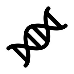 dna gene line icon