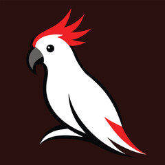 Solid color Corella animal vector design