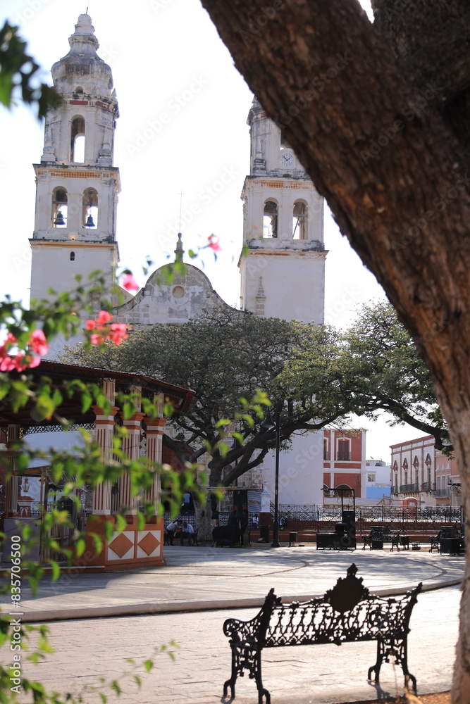 Wall mural san francisco de campeche, campeche, mexico