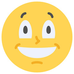 smile flat icon