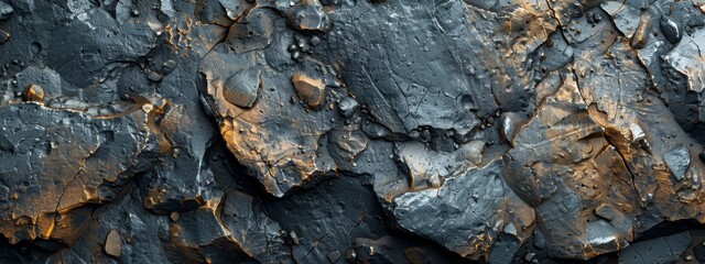 Texture of dark brown rock with beautiful background.
