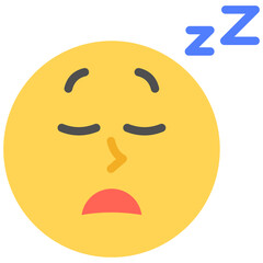 sleep flat icon