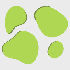 Abstract shapes graphic design