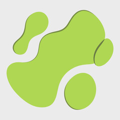 Abstract shapes graphic design