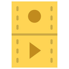 film flat icon