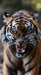 Obraz premium Fierce Tigers Intense Portrait